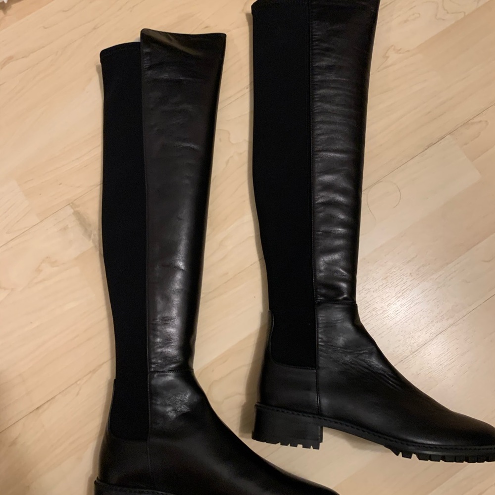 Stuart Weitzman SW 5050 City Boots Black - Picture 7 of 10